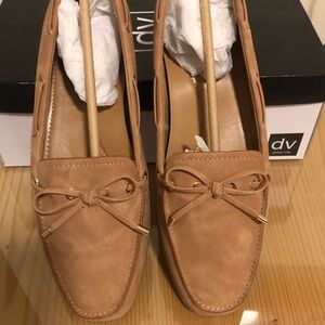 DV by Dolce Vita Brown Loafers with Bow Detail